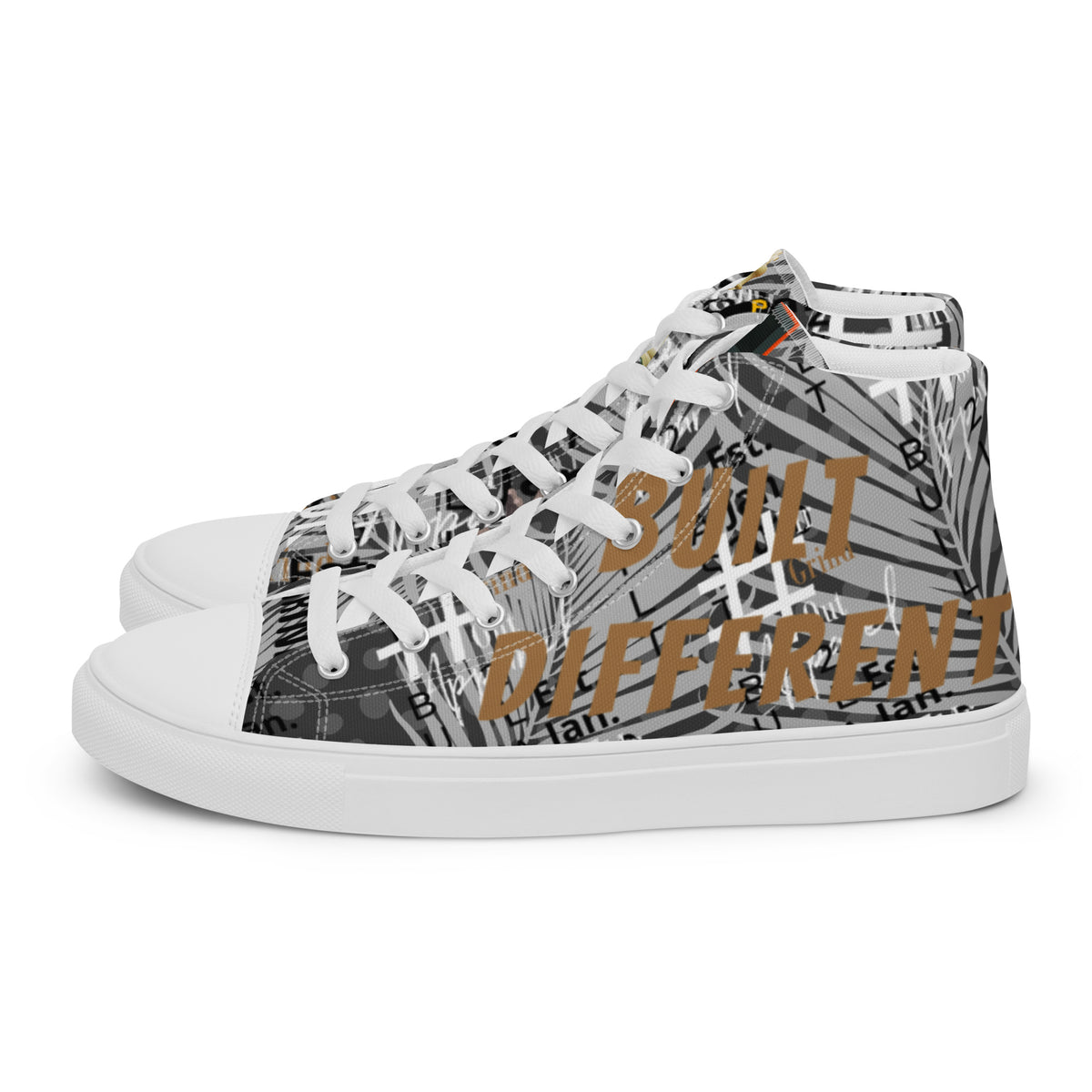 MGO Built Different Men's High Top Go-Gettas'_canvas shoes –  MrGrindOutApparel