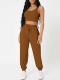 Women Apparel_#MGO Wide Strap Top and Drawstring Joggers Set