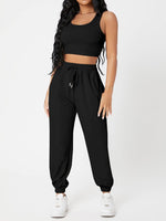 Women Apparel_#MGO Wide Strap Top and Drawstring Joggers Set