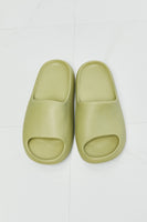 Women Apparel_#MGO Olive Green Slides"