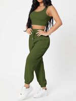 Women Apparel_#MGO Wide Strap Top and Drawstring Joggers Set