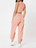 Women Apparel_#MGO Wide Strap Top and Drawstring Joggers Set