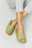 Women Apparel_#MGO Olive Green Slides"