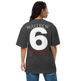 Matthew 6:33 Oversized faded t-shirt