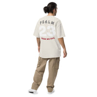 Psalms 23:4 Oversized faded t-shirt