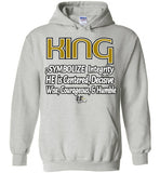 KING 1 out of 2 Couple Hoodie