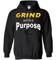 GRIND with a Purpose Hoodie (Yellow & White Print)