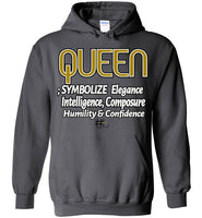 QUEEN 1 out of 2 Couple Hoodie