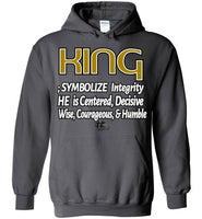 KING 1 out of 2 Couple Hoodie