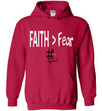 FAITH over Fear Hoodie (different colors)