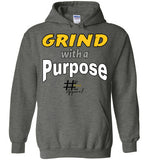 GRIND with a Purpose Hoodie (Yellow & White Print)