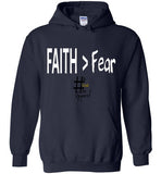 FAITH over Fear Hoodie (different colors)