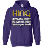 KING 1 out of 2 Couple Hoodie