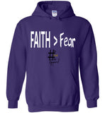 FAITH over Fear Hoodie (different colors)