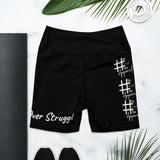 Women Apparel_"GRIND Over Struggle" Yoga Shorts