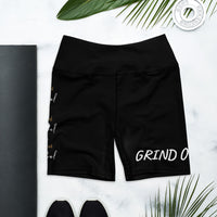 Women Apparel_"GRIND Over Struggle" Yoga Shorts