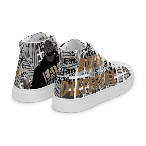 MGO Built Different Men's High Top Go-Gettas'_canvas shoes –  MrGrindOutApparel