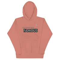 Let's Make Jesus FAMOUS - Embroidered Unisex Hoodie